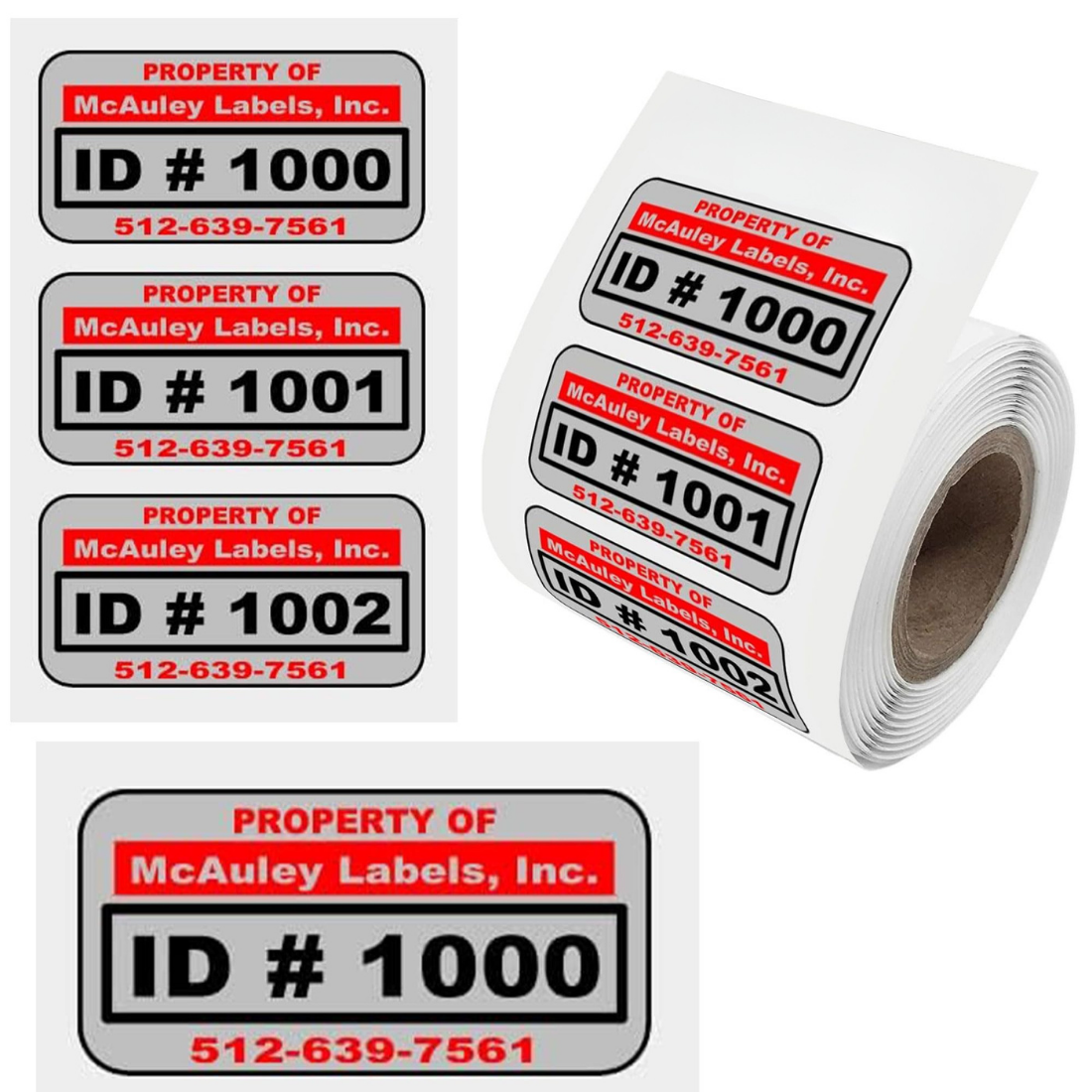 Custom Asset Tag Stickers: Enhance Equipment Tracking and Security