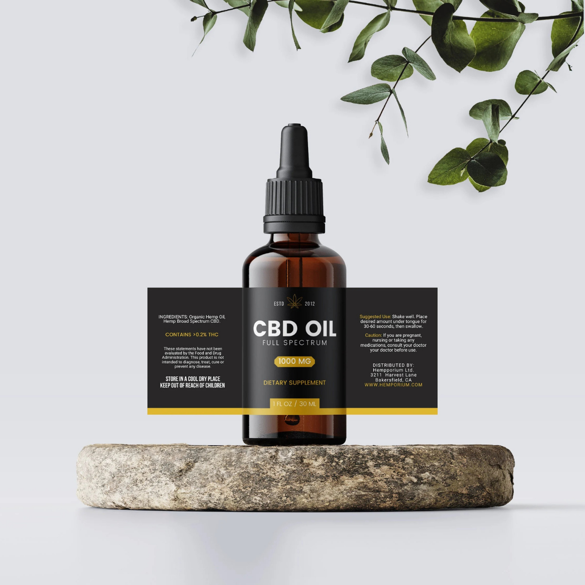 Custom CBD Product Stickers & Label Printing for Cosmetics