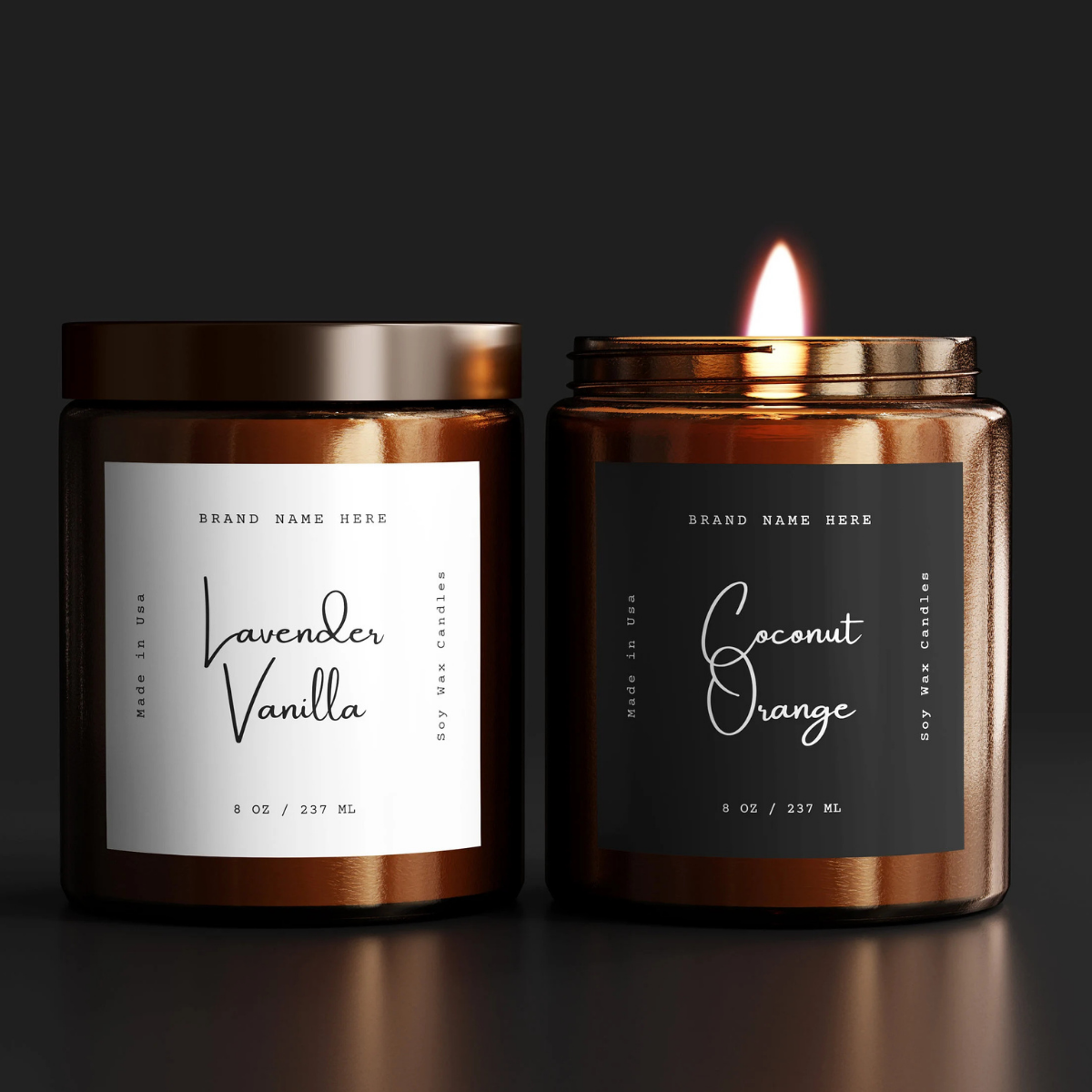 Custom Candle Jar Stickers: Elevate Your Branding