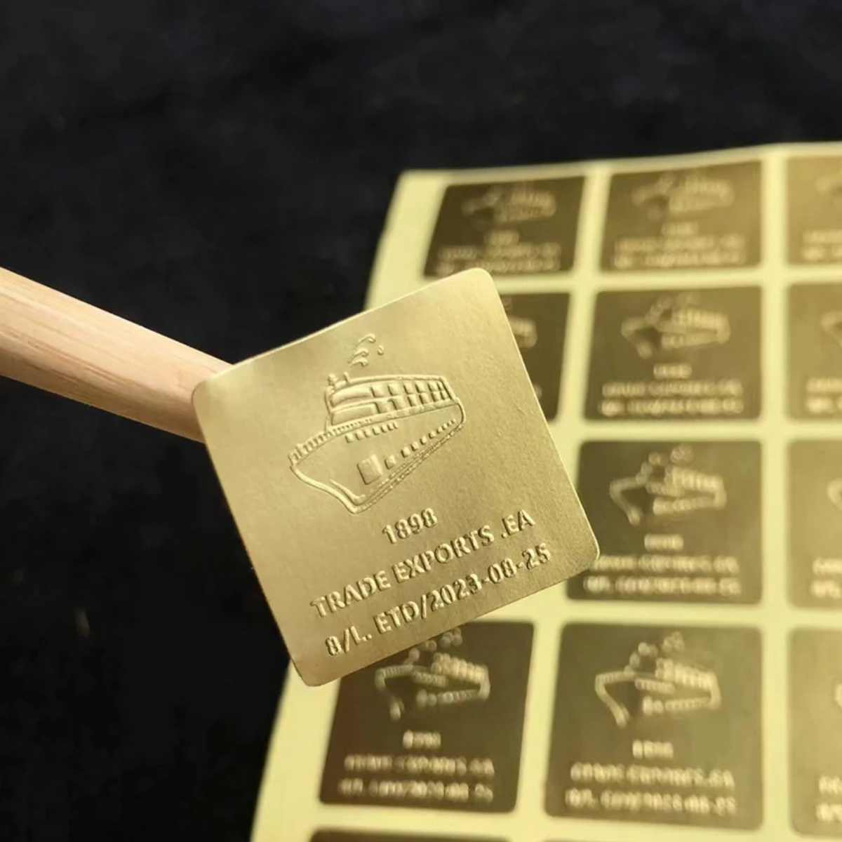 Custom Embossed Square Stickers: A Complete Guide by Stickers Printing US