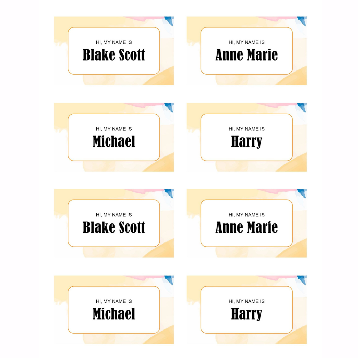 Enhance Event Branding with Custom Event Name Stickers