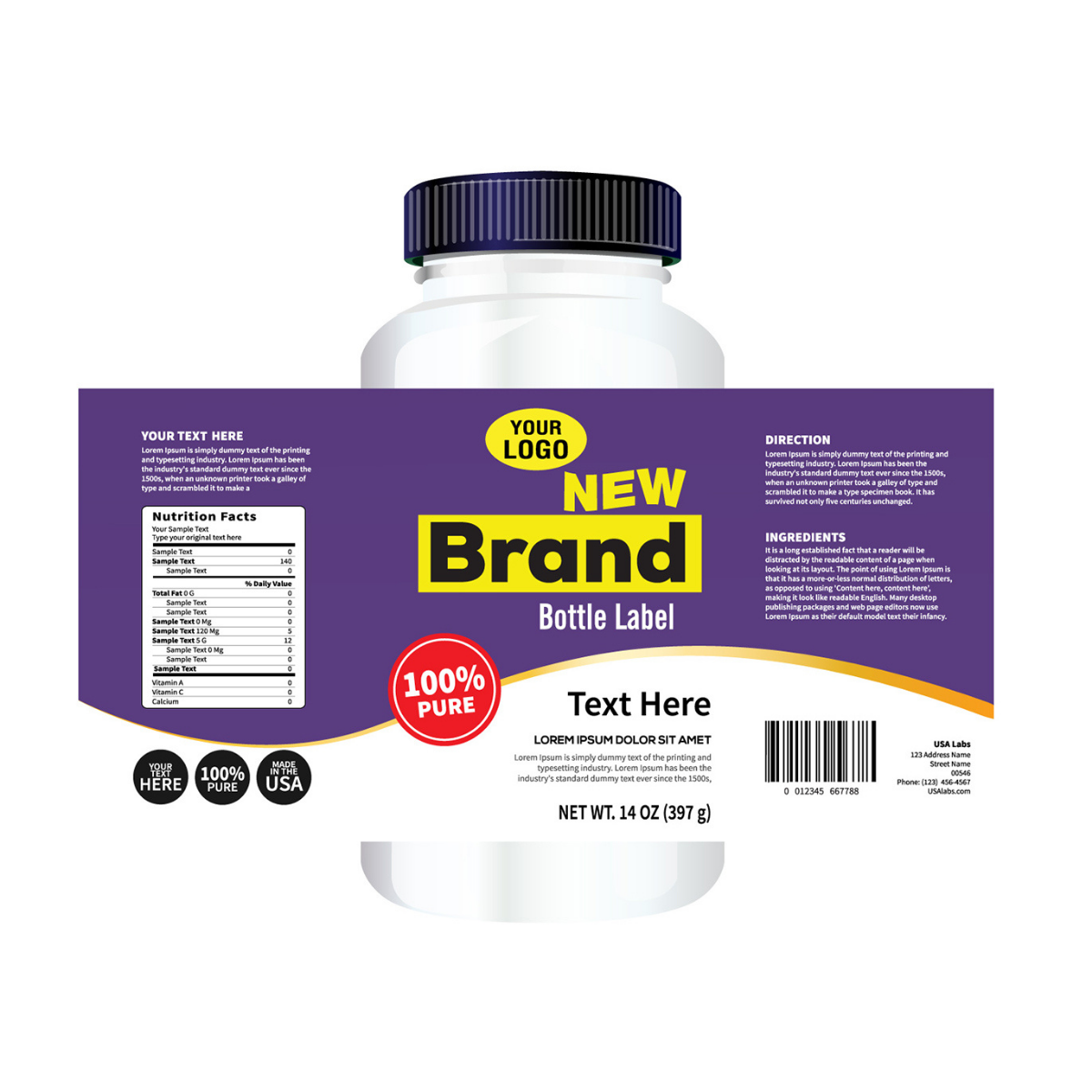 Comprehensive Guide to Supplement Bottle Stickers and Label Printing