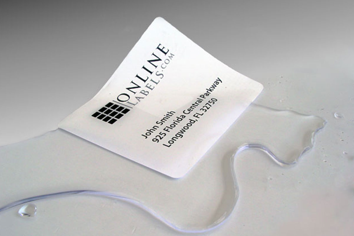 Custom Waterproof Labels