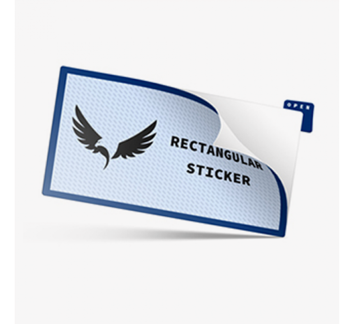 Rectangular Business Logo Stickers