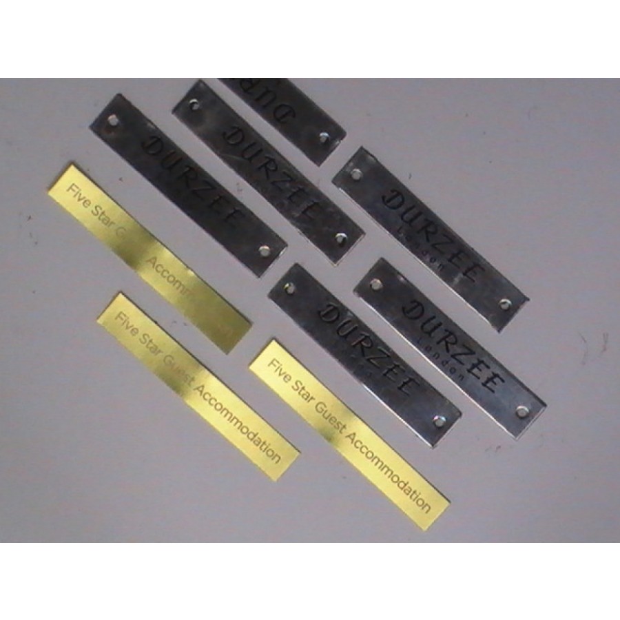 Rectangular Metal Stickers