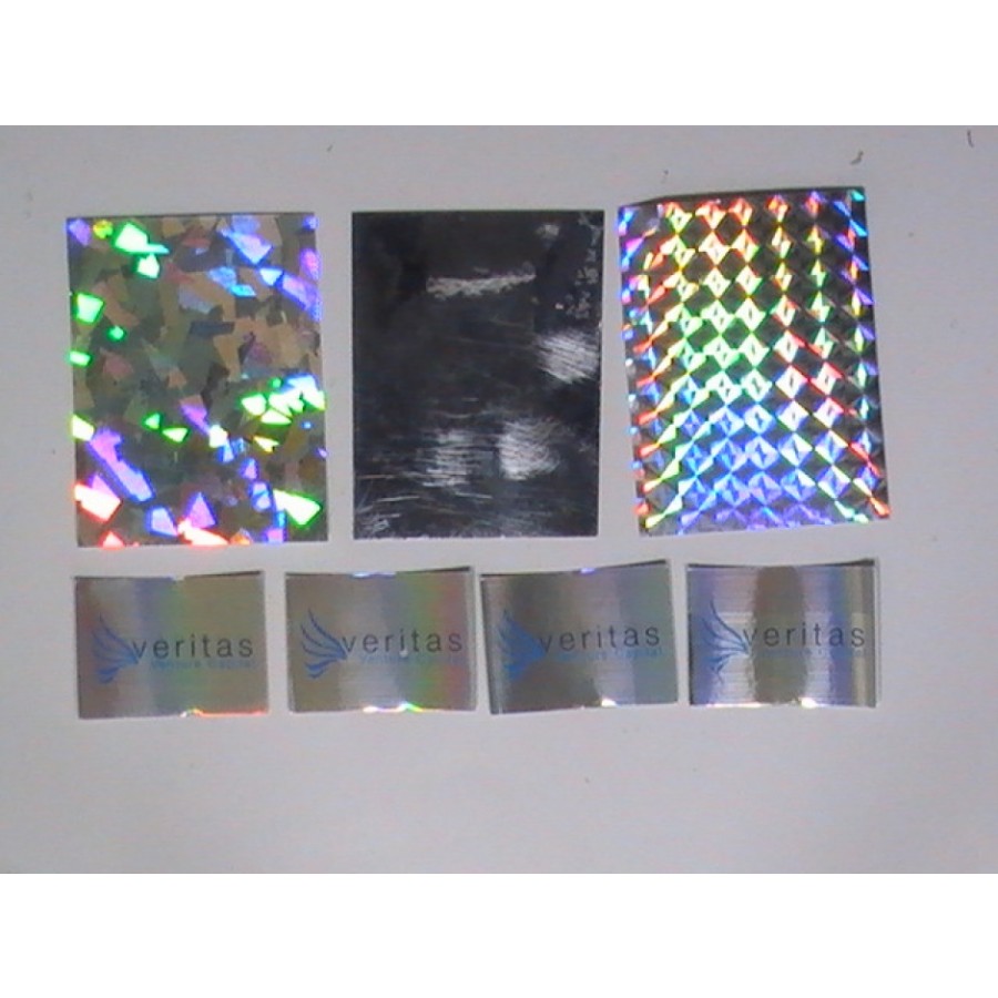 Silver Coloured Metallic Stickers