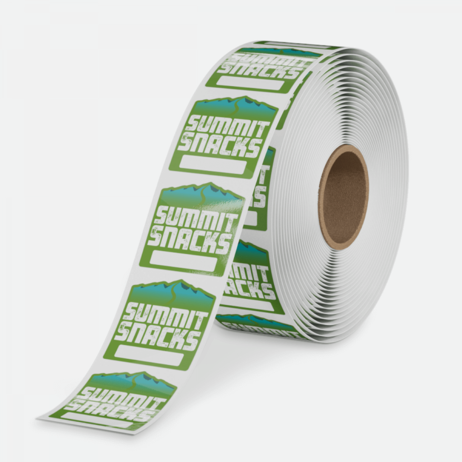 High-Gloss Square Stickers