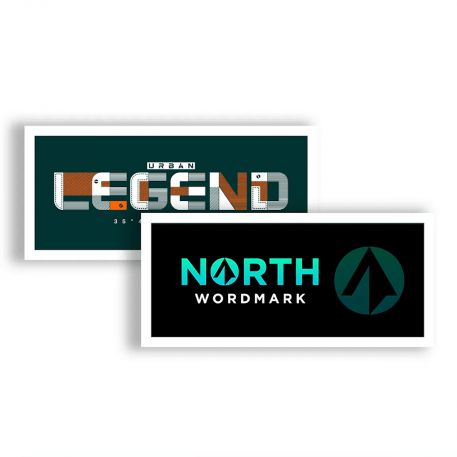 Satin Rectangle Stickers