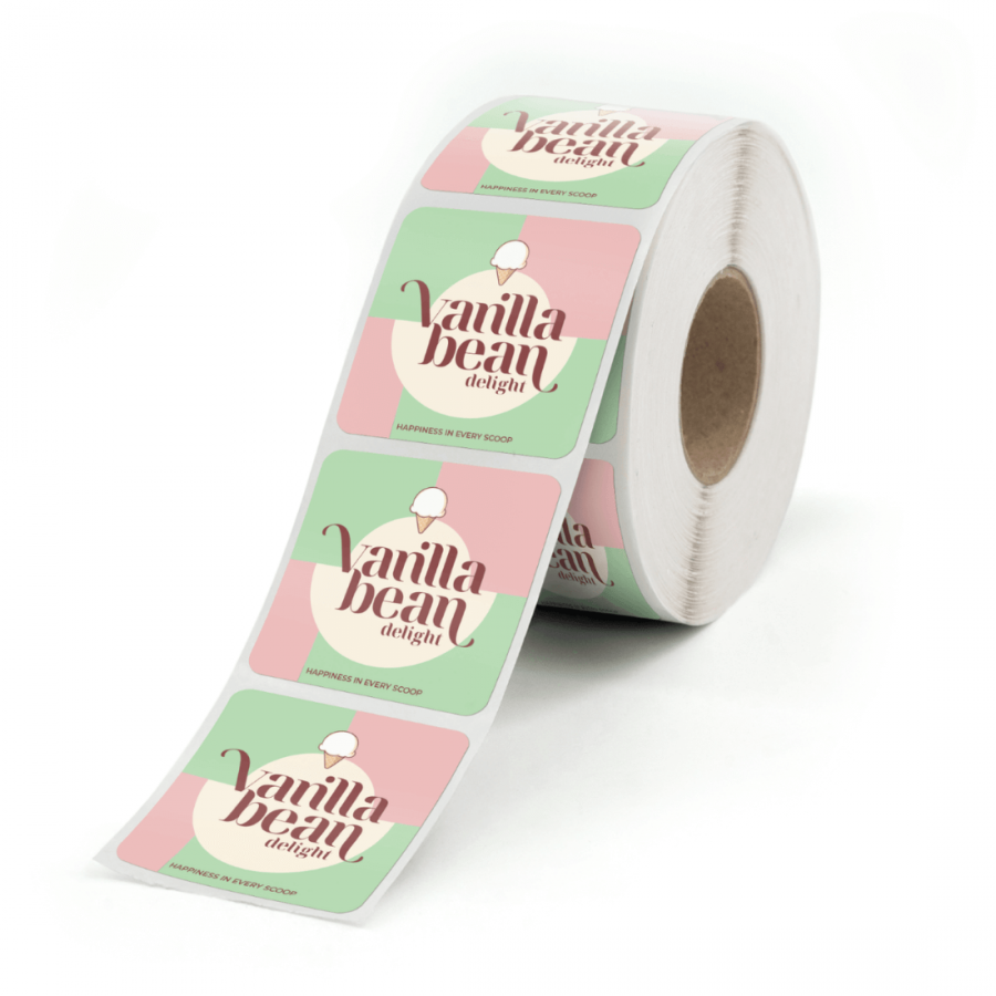 Square Paper Stickers