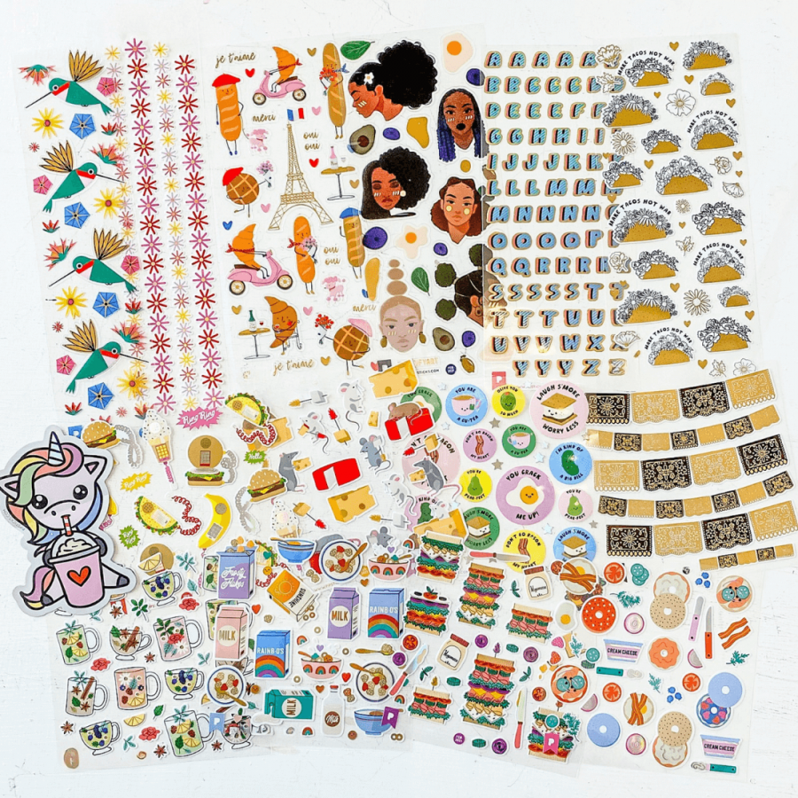 Subscription Box Sticker Set