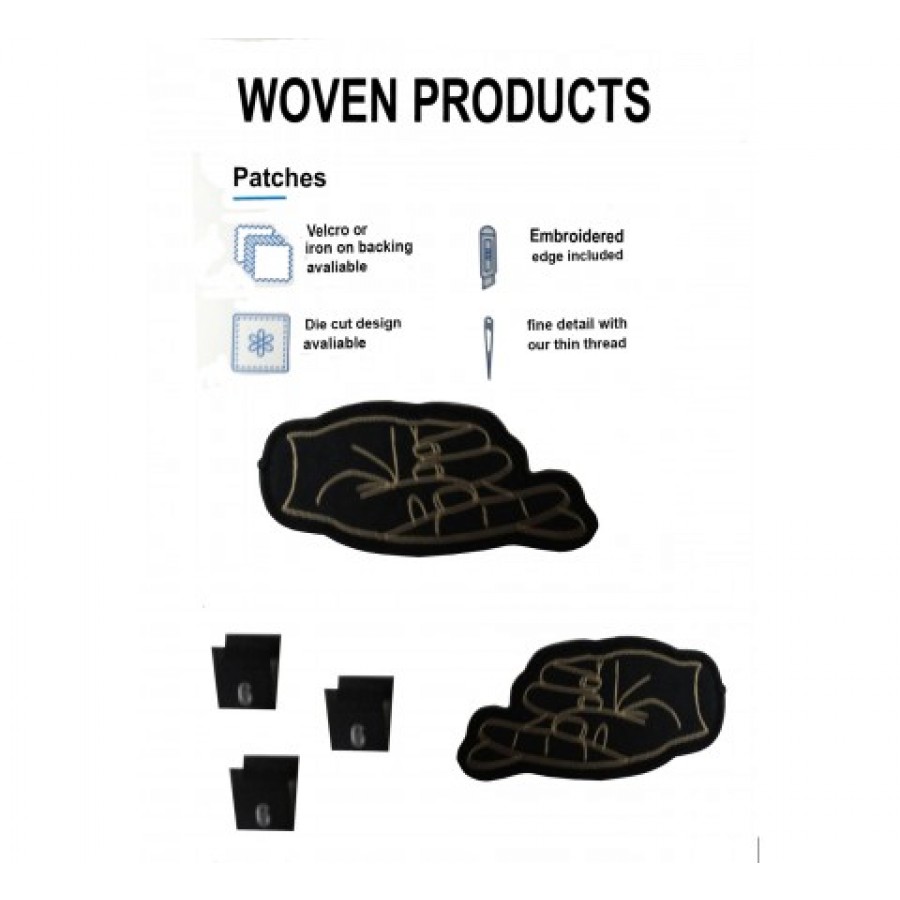 Die Cut Woven Labels