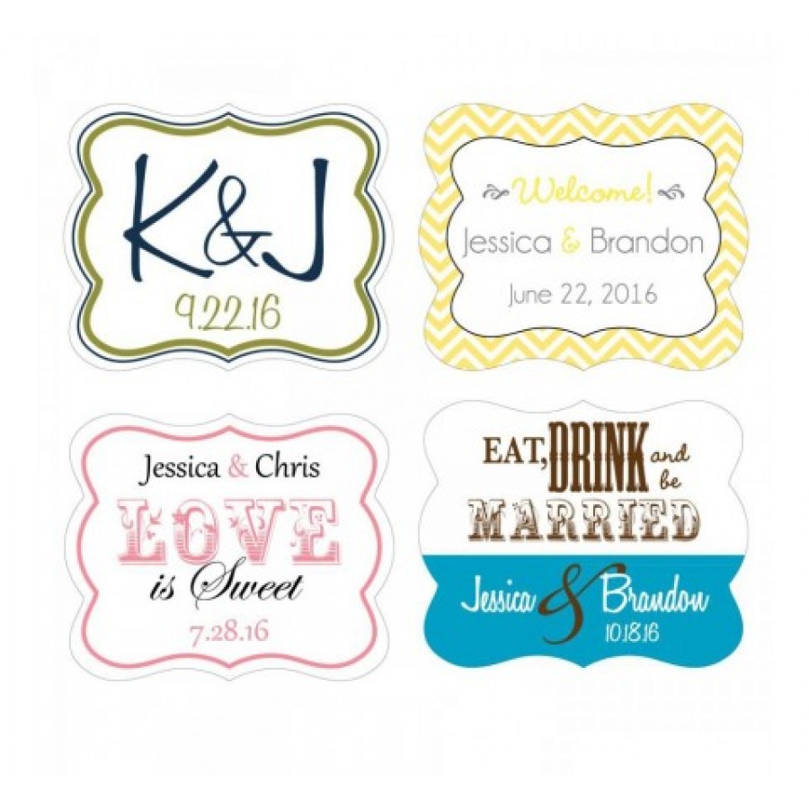 Custom Die Cut waterproof labels