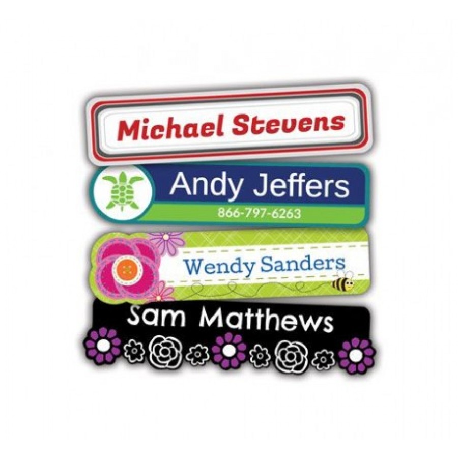 Custom Rectangular waterproof labels
