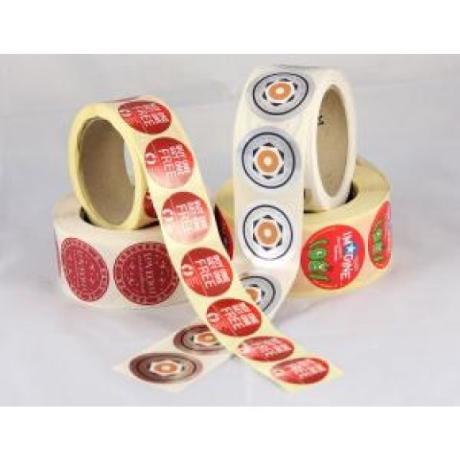 Custom Round waterproof labels