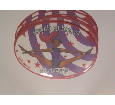 Oval Clear Vinyl Sticker