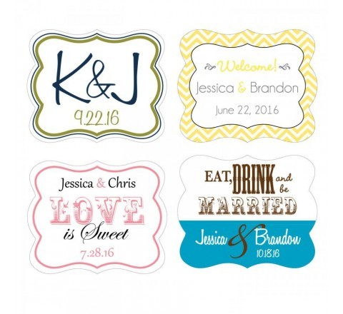 Custom Die Cut waterproof labels