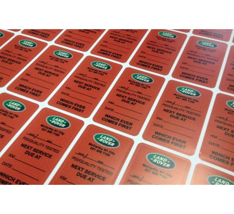 Rectangular Vinyl Labels